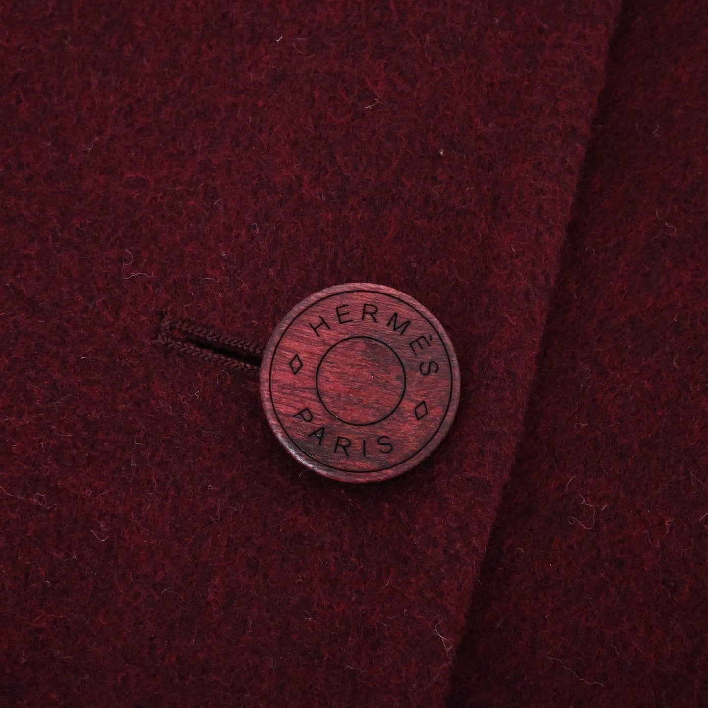 ロングジレ　カシミヤ　ボルドー　34