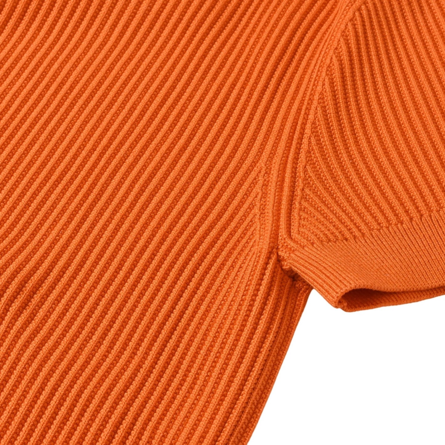 Half Sleep Tops Rayon Orange 38