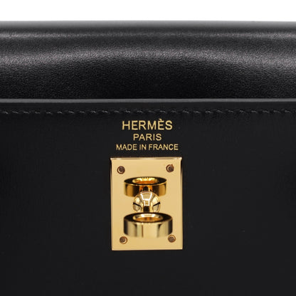 ケリー25　ボックスカーフ　ブラック　GP　W刻印