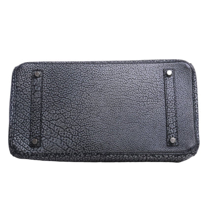 Birkin 35 Buffle Skipper Dalmatian Black SS □E engraved