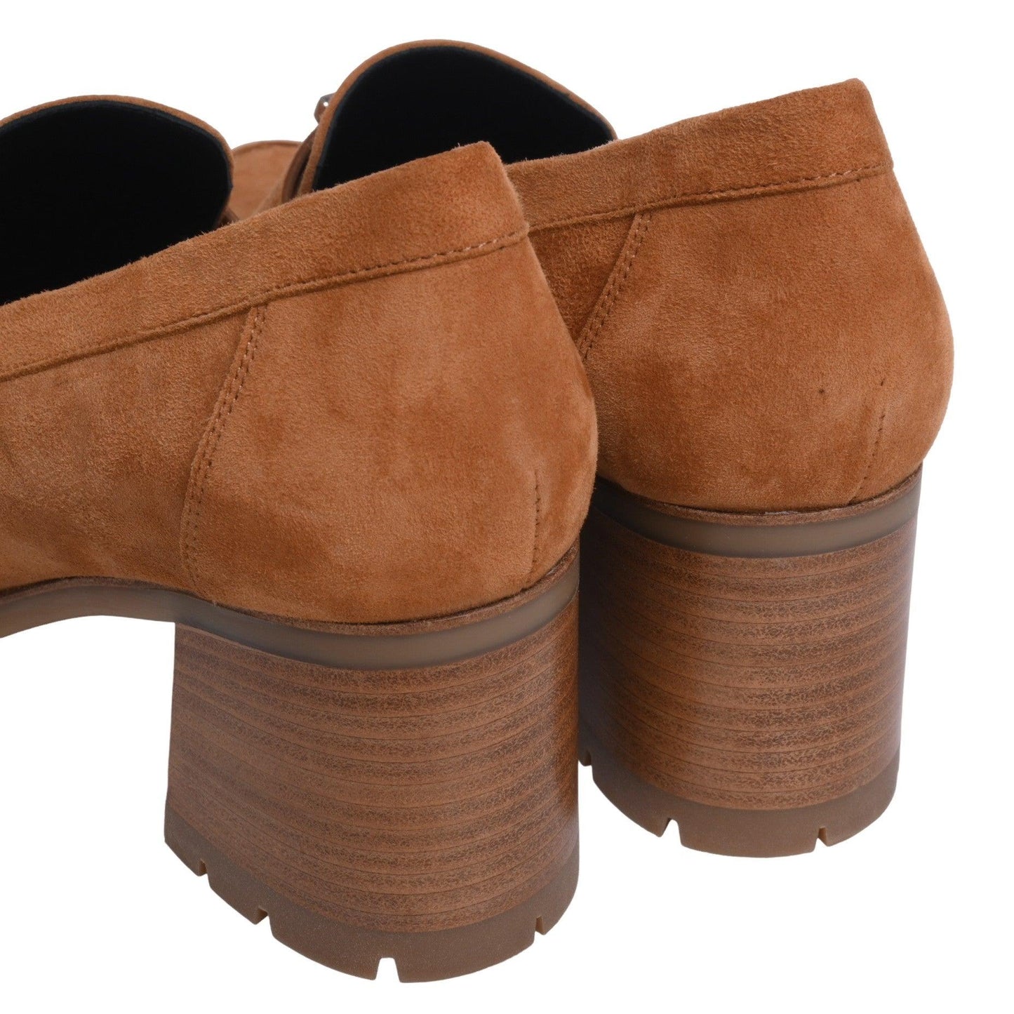 パンプス　フォック　スエード　ブラウン　37 1/2