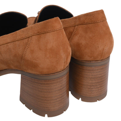 パンプス　フォック　スエード　ブラウン　37 1/2