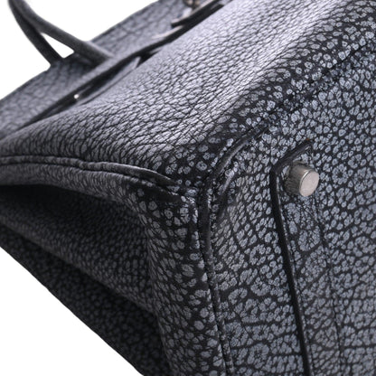 Birkin 35 Buffle Skipper Dalmatian Black SS □E engraved