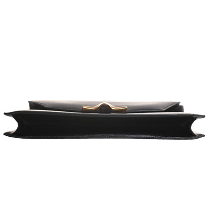 ナポレオン　ショルダーバッグ　ボックスカーフ　ブラック　GP　〇S刻印