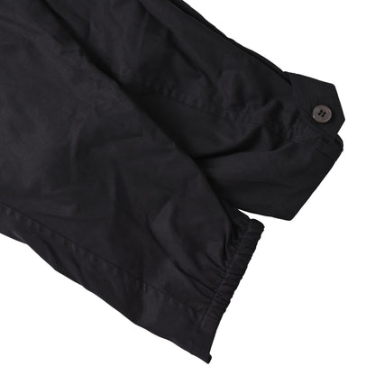 シャツワンピース　コットン　ブラック　42