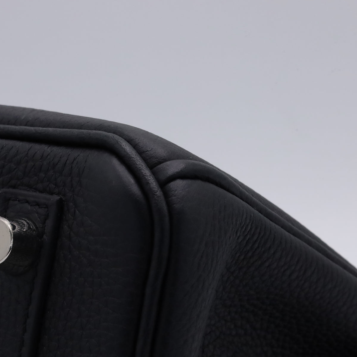 Birkin 25 Togo Black SS KStamp