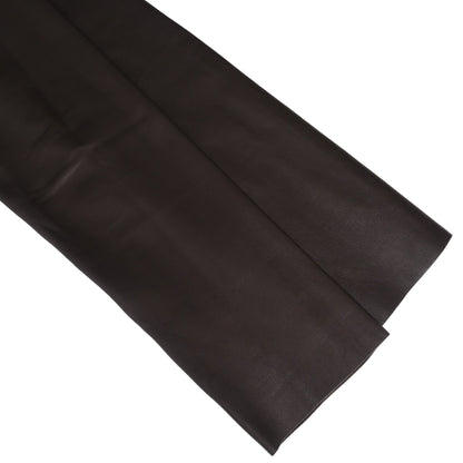 レザーカットソー　ブラウン　42