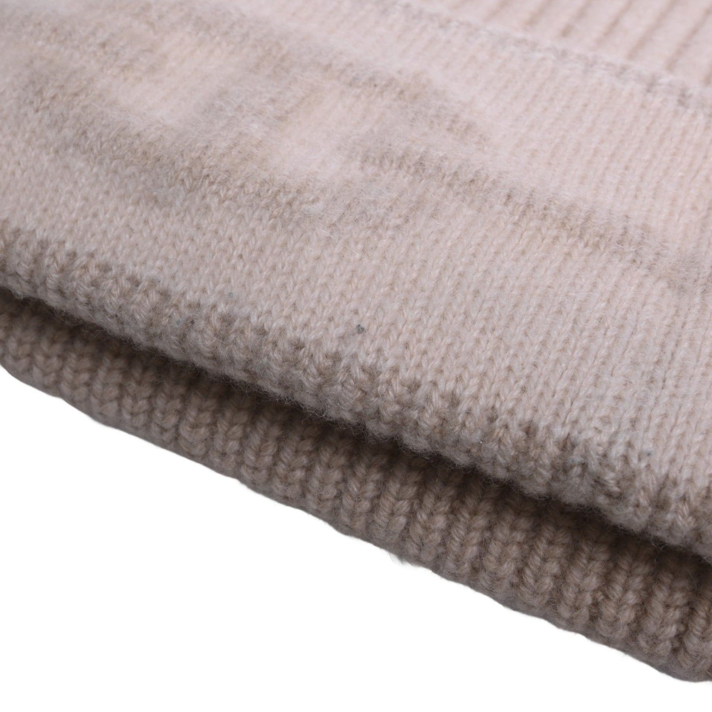 Heaven knit cap cashmere beige L