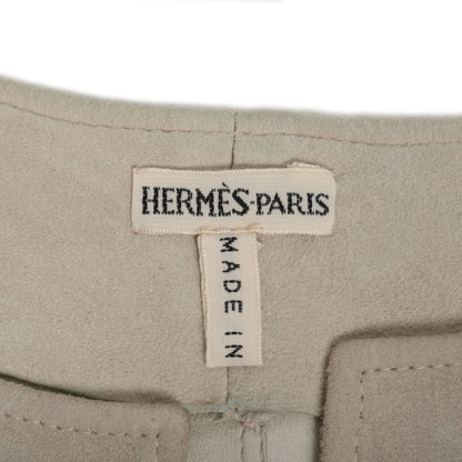 ヴァルーズ　ベスト　スエード　アイボリー　38