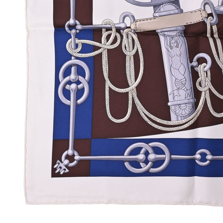 カレ90　クリケティス　シルク　ネイビー