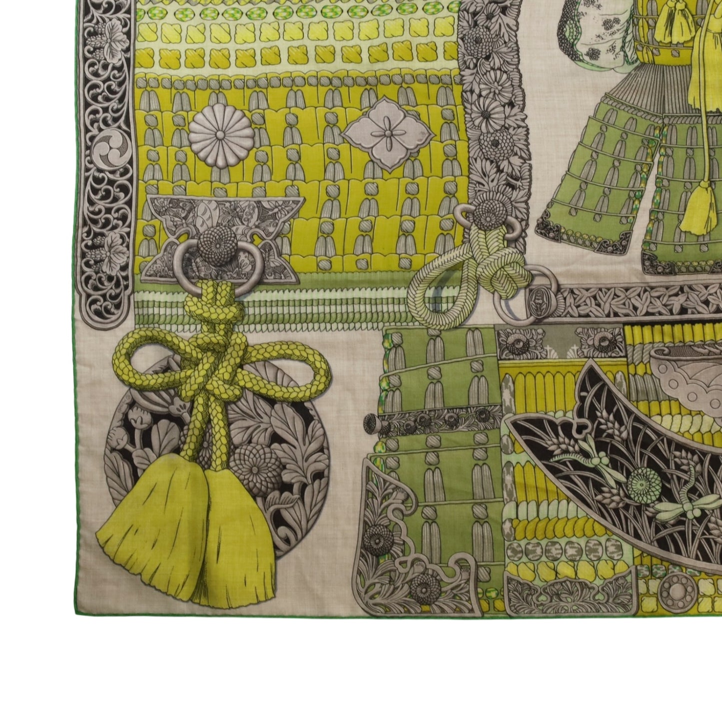 カレジェアン　侍の鎧兜　カシミヤ　グリーン