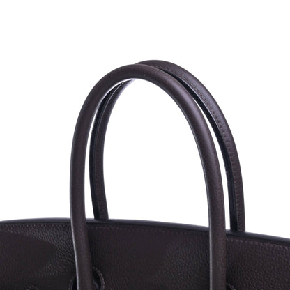 バーキン35　レナージュ　カロ　トリヨンクレマンス　エベンヌ　SS　□K刻印