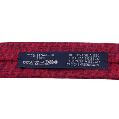 Tie silk red