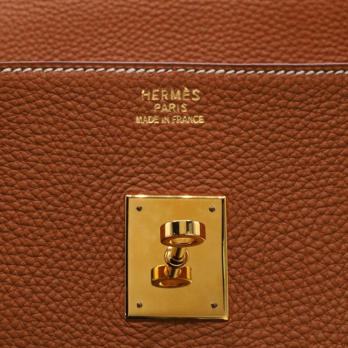 バーキン45　ロングショルダー　トゴ　ゴールド　GP　□D刻印