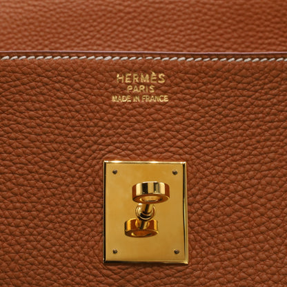 バーキン45　ロングショルダー　トゴ　ゴールド　GP　□D刻印