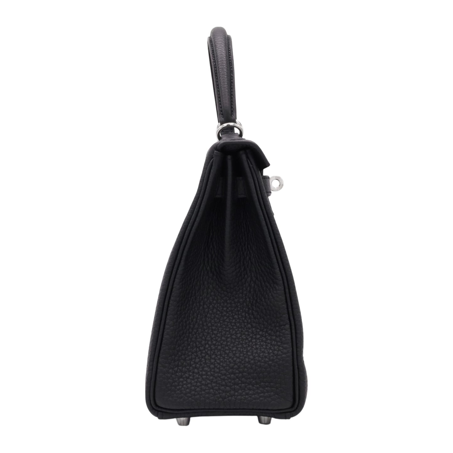 Kelly 25 Togo Black SS K stamp