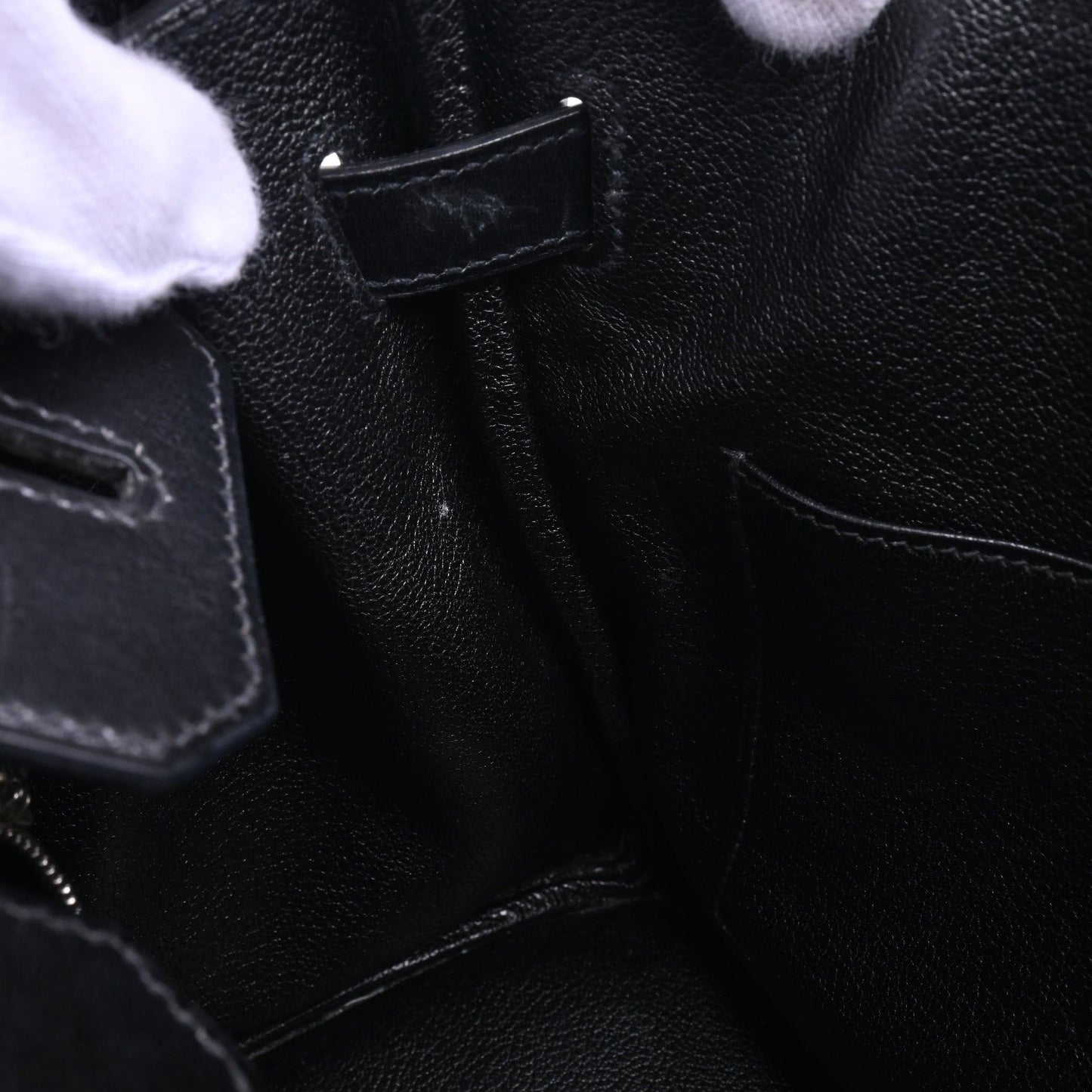 Birkin 30 Box Calf Toile Potamos Black Red SS □J Engraved