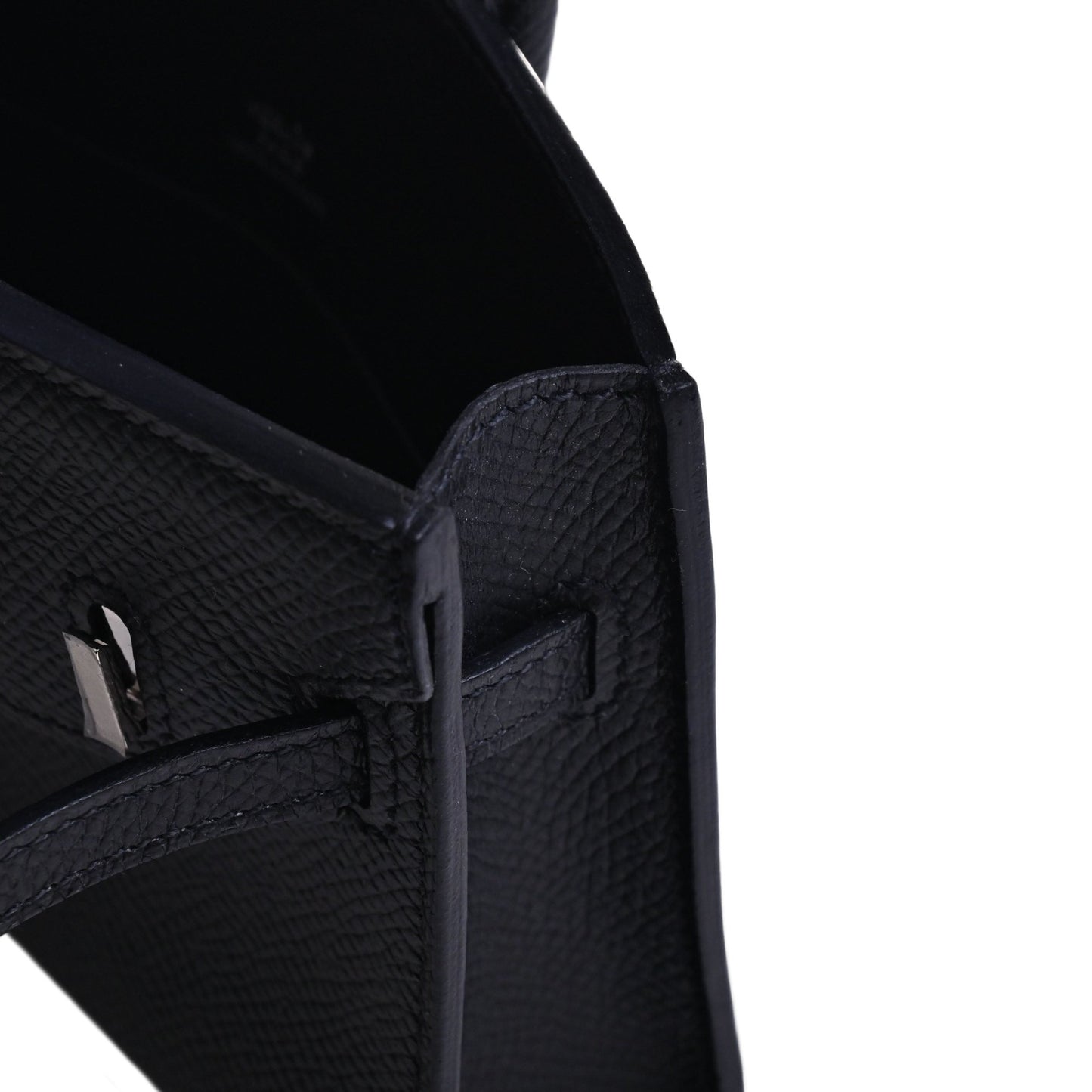 バーキンタイニー　ヴォーエプソン　ブラック　SS　□O刻印