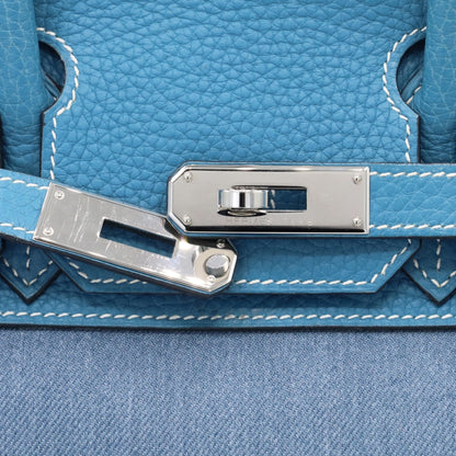 バーキン30　トワルジーン　トゴ　ブルージーン　SS　□J刻印