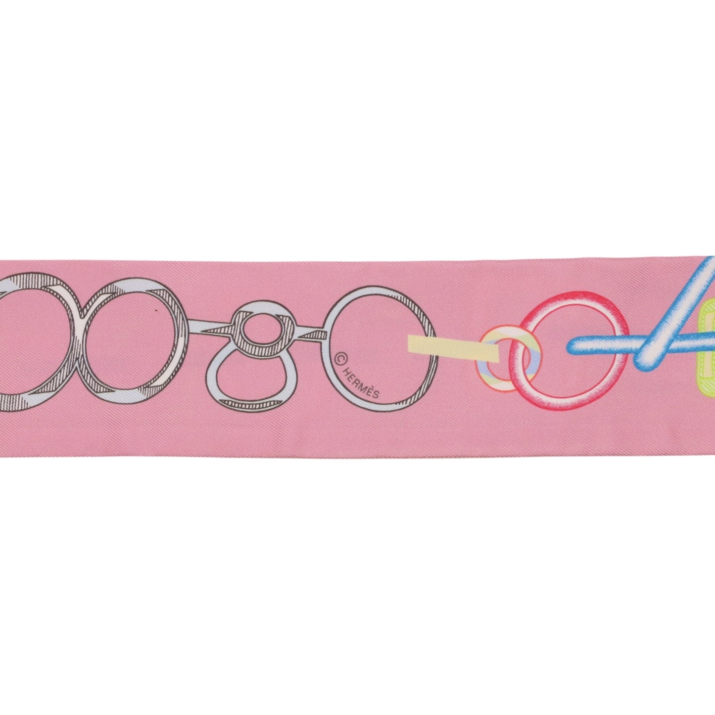 ツイリー　ド・レ・ブックル　シルク　ピンク