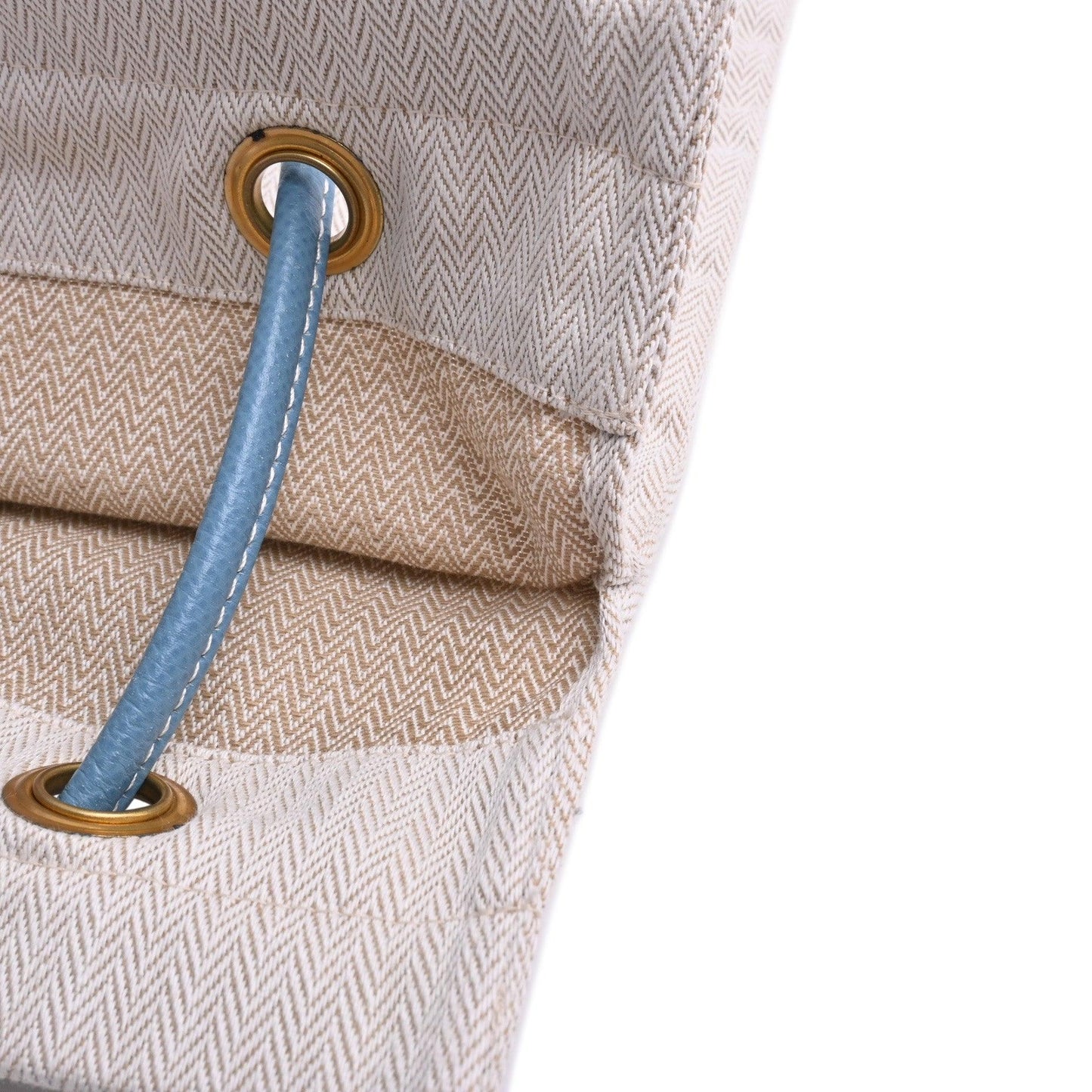 アリーヌGM　トワルシェブロン　アイボリー　ブルージーン