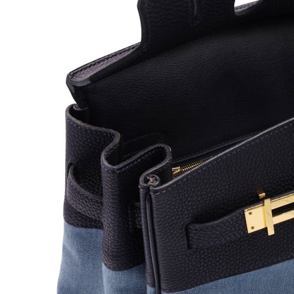 Birkin 35 Togo Toirugen Blue Indigo GP □I engraved