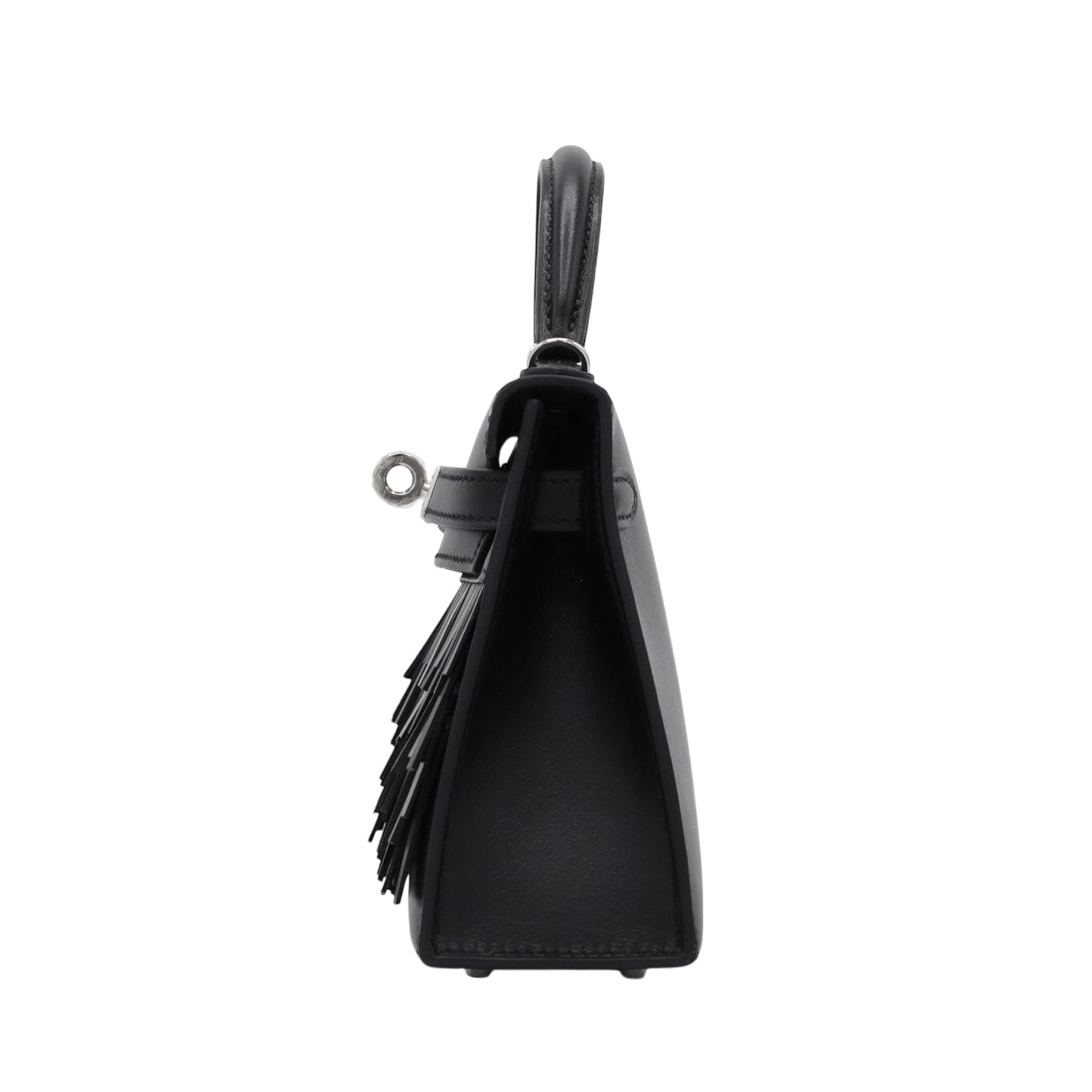 Mini Kelly 2 Panpille Box Lustre Tatterakt Sombrero Black SS G stamp