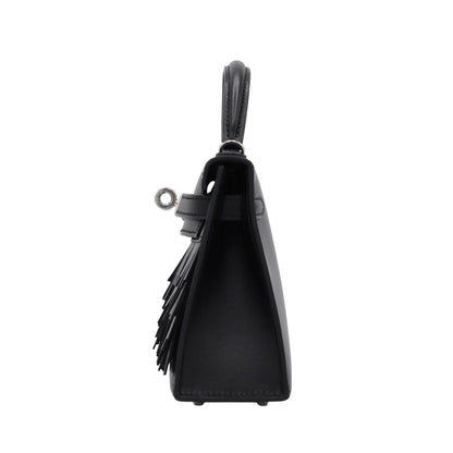 Mini Kelly 2 Panpille Box Lustre Tatterakt Sombrero Black SS G stamp