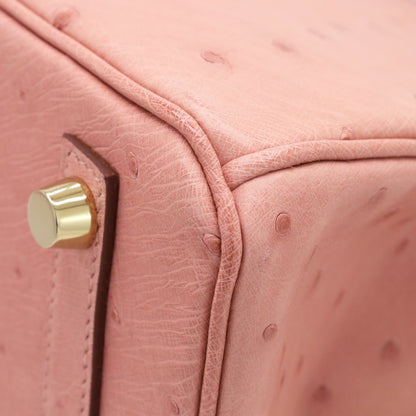 バーキン25　オーストリッチ　テリキュート　GP　B刻印