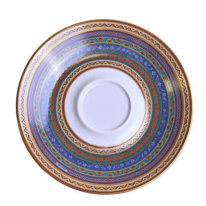 シュバルドリアン　NO.6　ティーカップ＆ソーサ―　ペア　マルチカラー