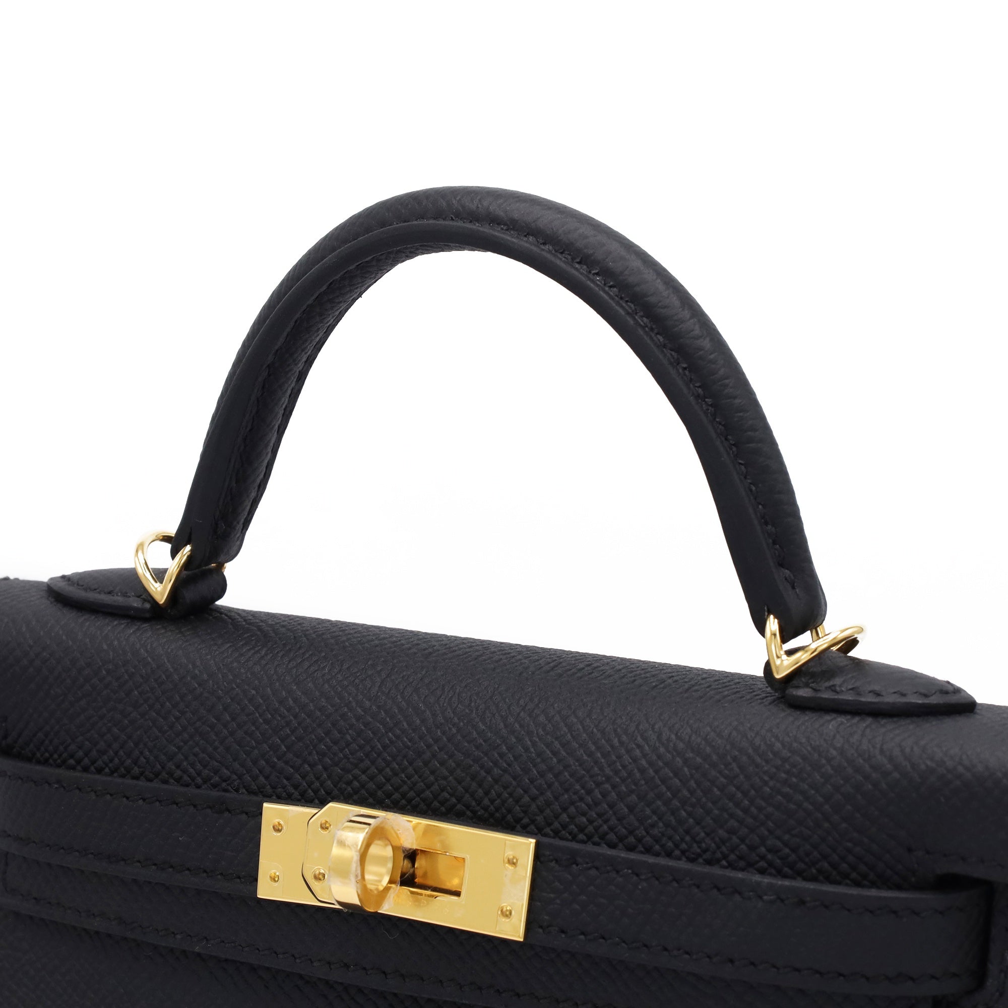 HERMES ミニケリー2 ヴォーエプソン ブラック GP G刻印 – LALÙE