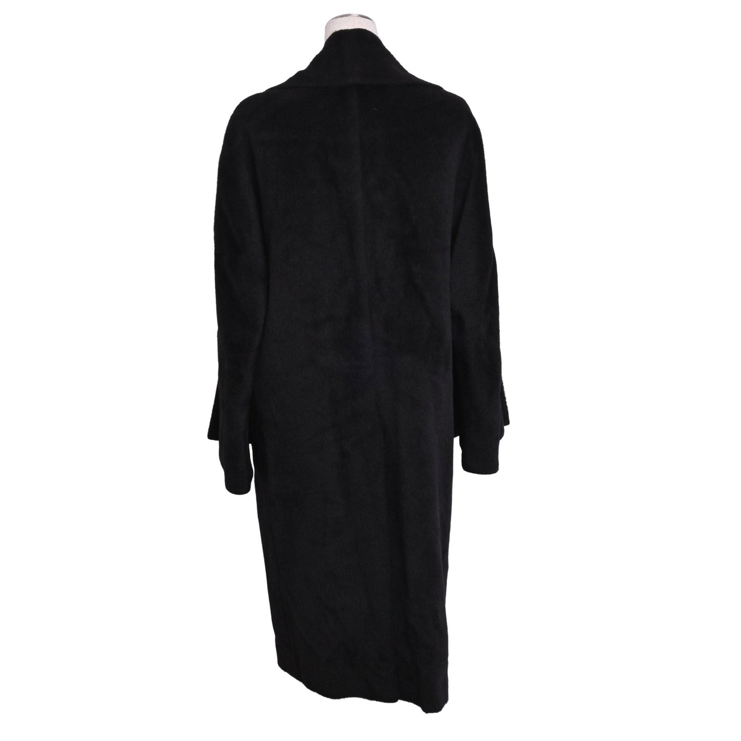 コート　アルパカ混　ラム　ブラック　36