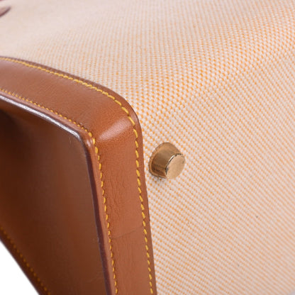 Kelly 32 Calf Toile Ash Gold GP 〇Z engraved