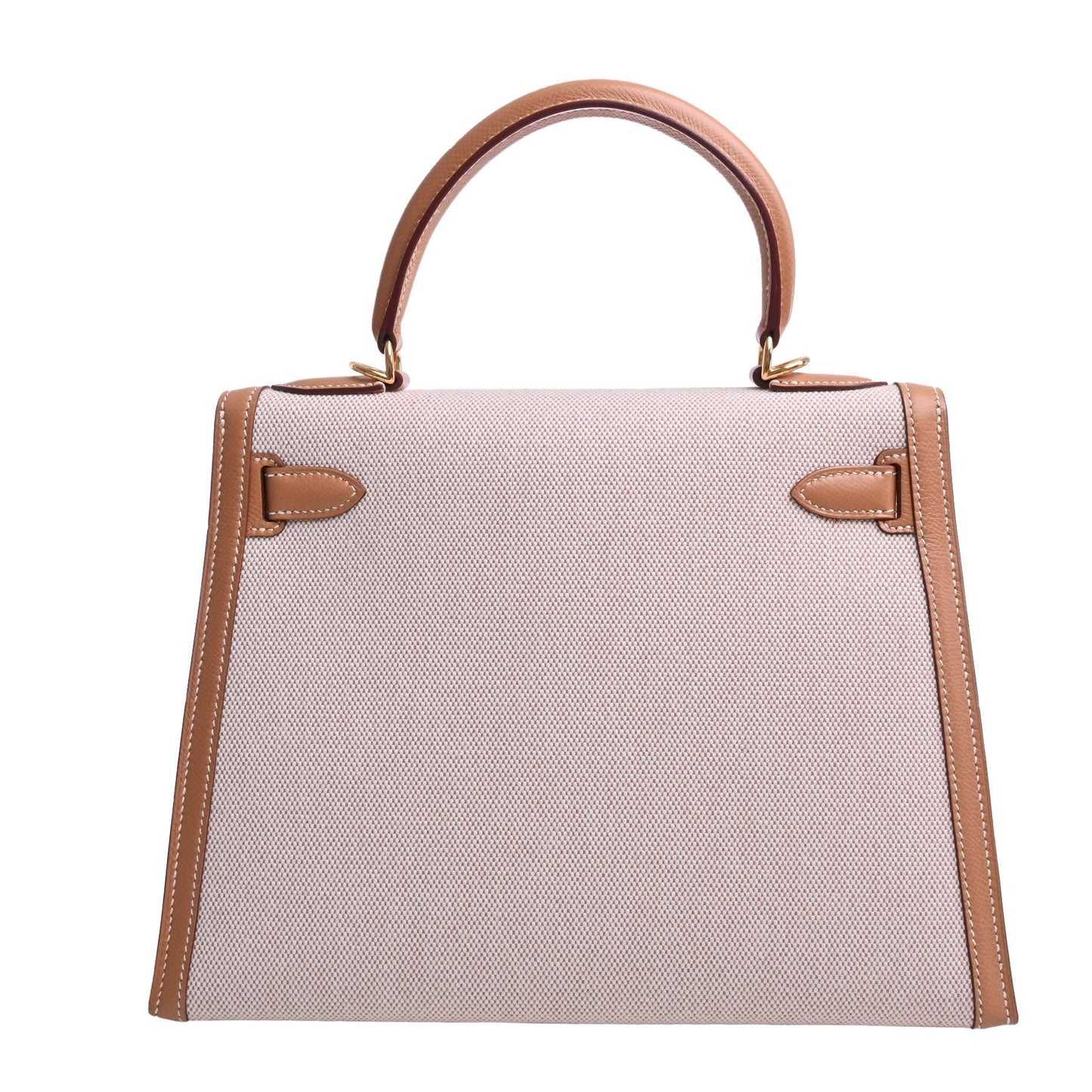 Kelly 28 Kushbell Toile Ash Gold GP □F engraved