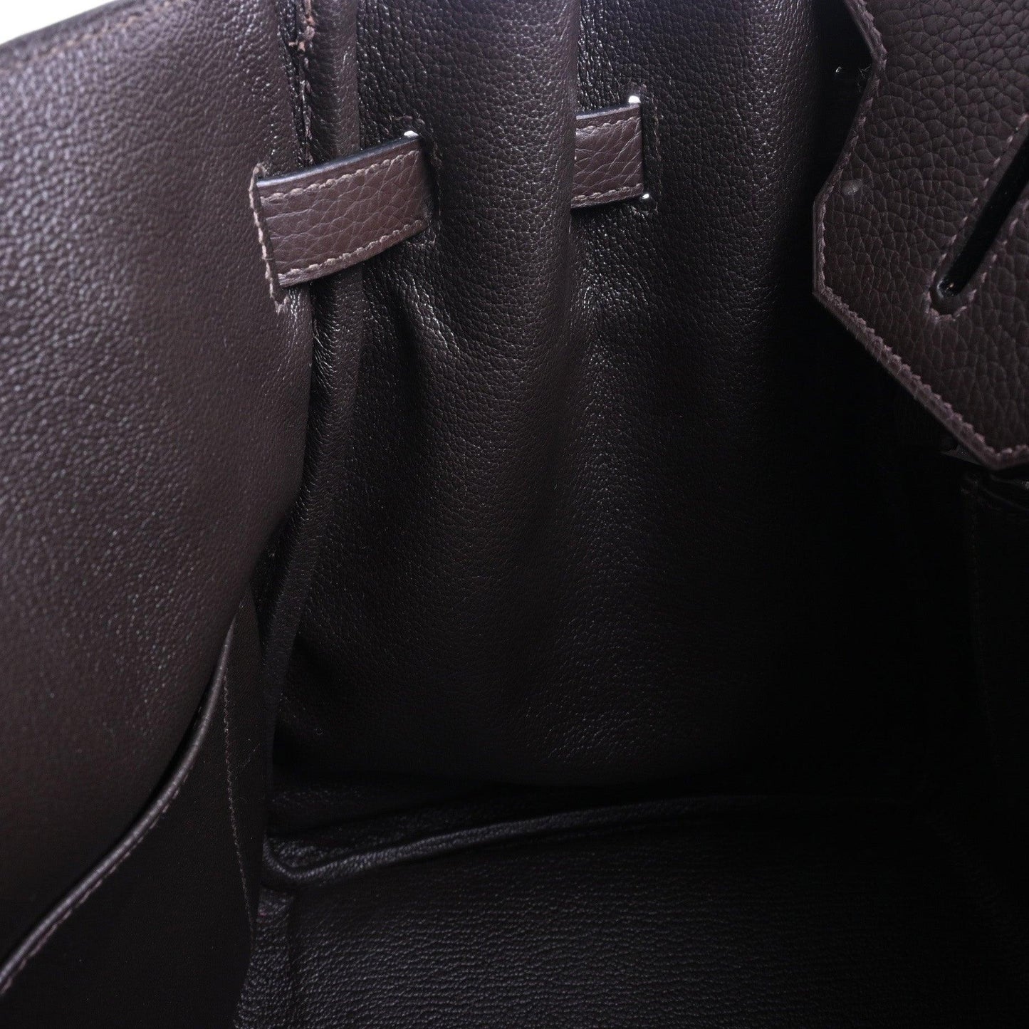 バーキン35　レナージュ　カロ　トリヨンクレマンス　エベンヌ　SS　□K刻印