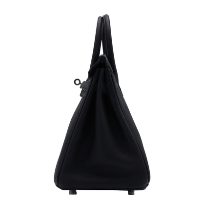 Birkin 25 Togo Black SS KStamp