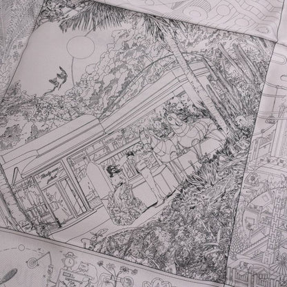 カレ60　ロボカバール　シルク　グレー