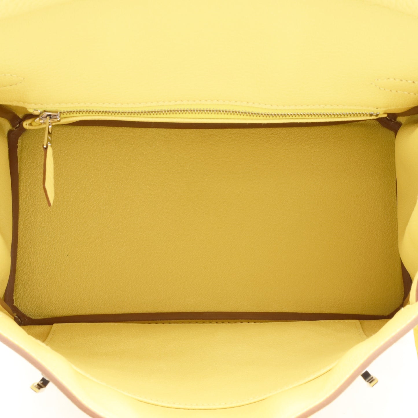 Birkin 25 Togo Jaune Poussin SS K stamp