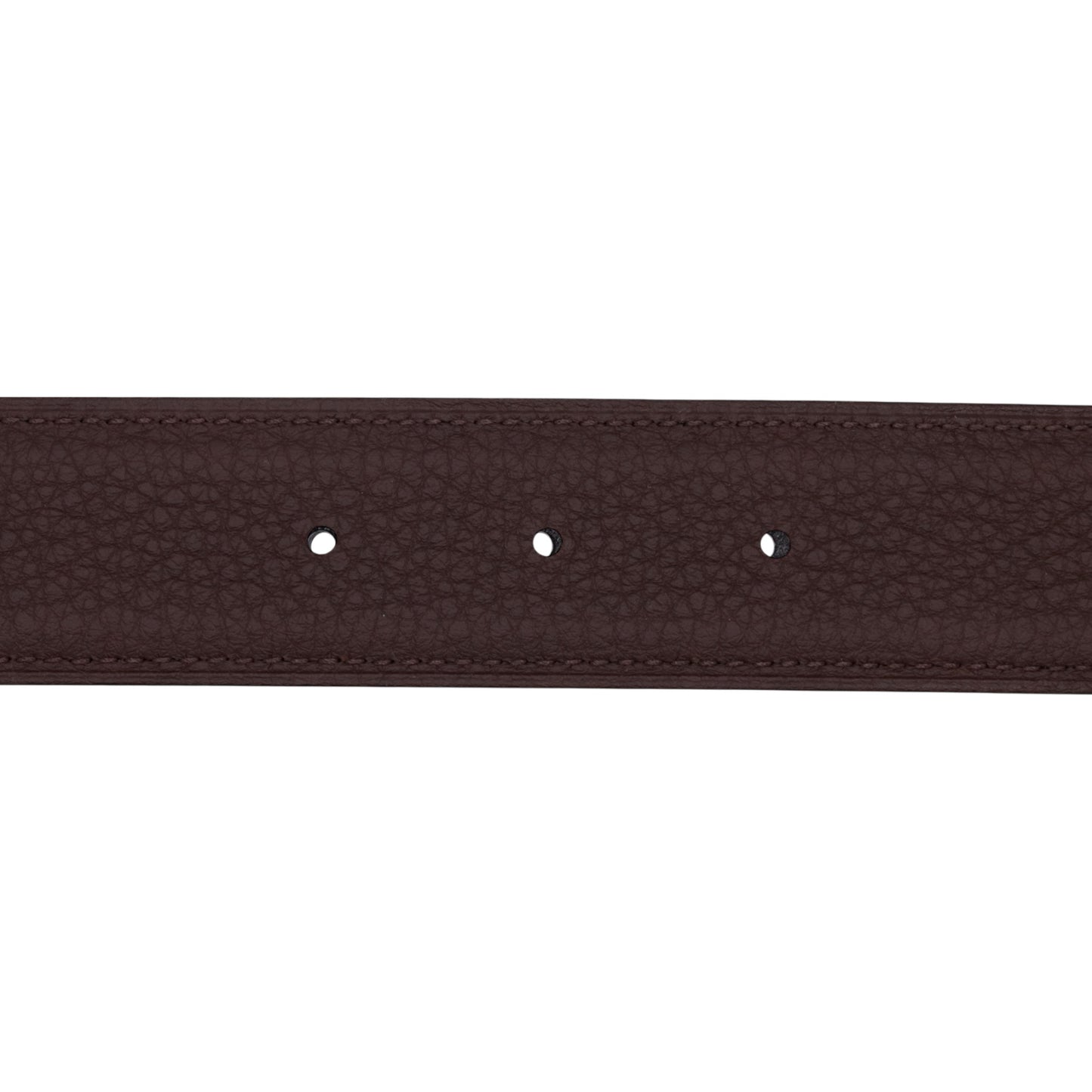 Constance belt 90BoxCalfBlack Chocolate So Black KStamp