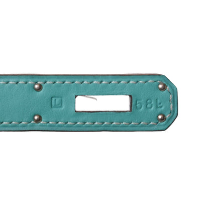 Birkin 30 Voor Swift Toile Ash Lagon SS □L engraved