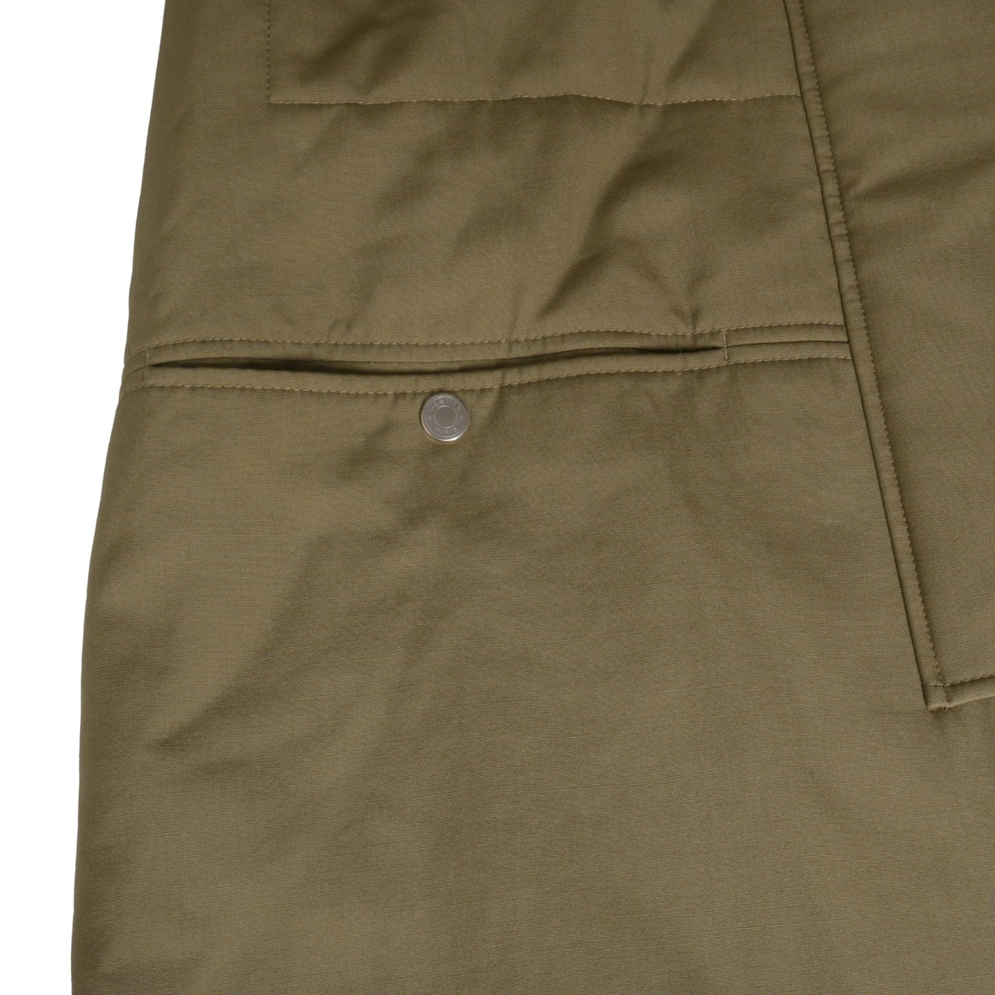 中綿コート　ウール　カーキ　36