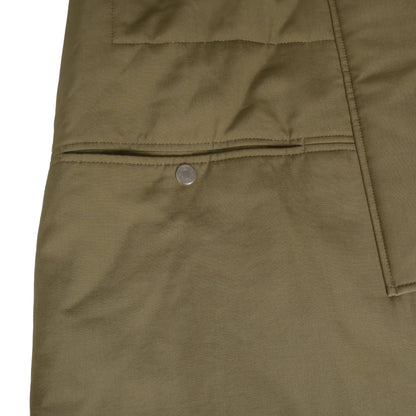 中綿コート　ウール　カーキ　36