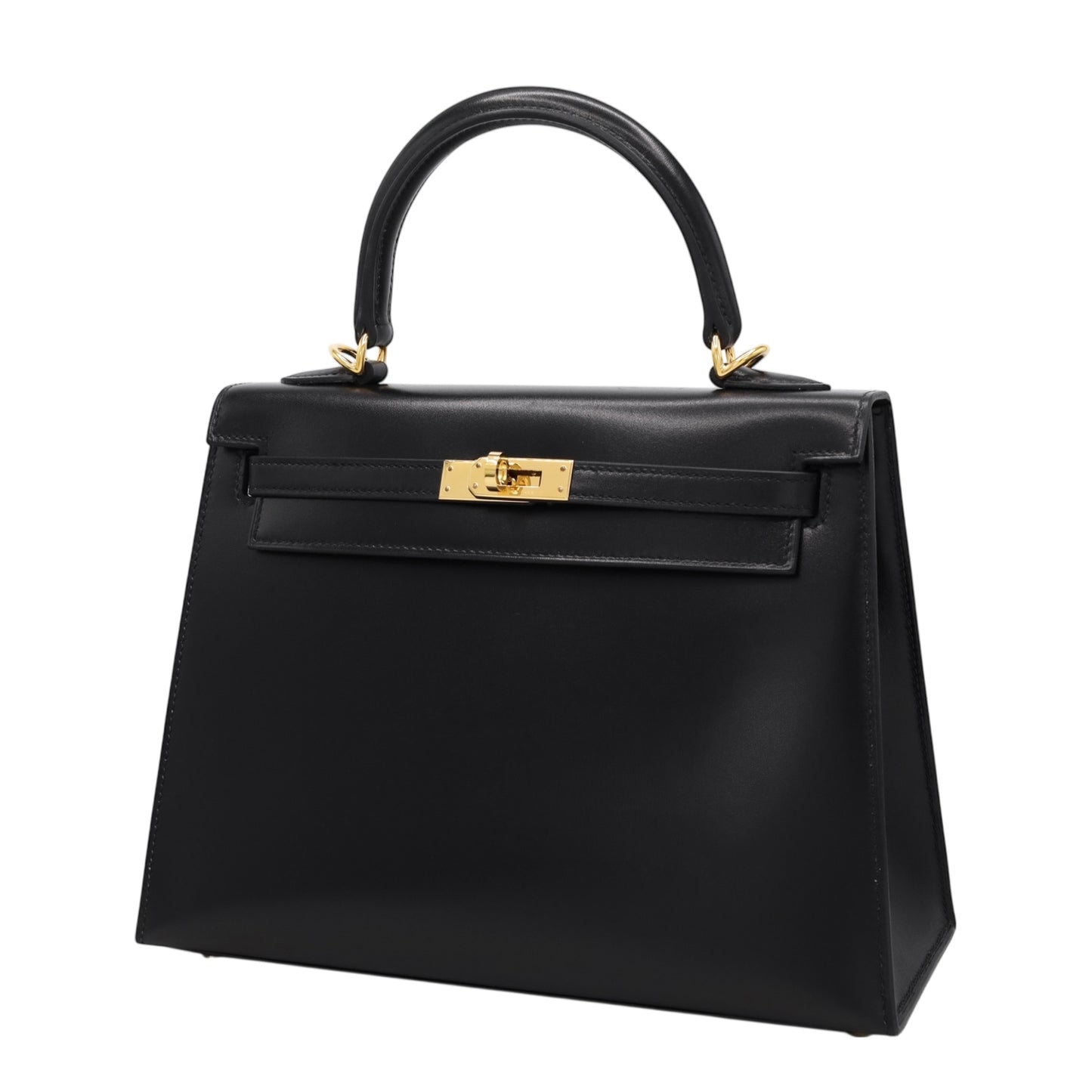 ケリー25　ボックスカーフ　ブラック　GP　W刻印