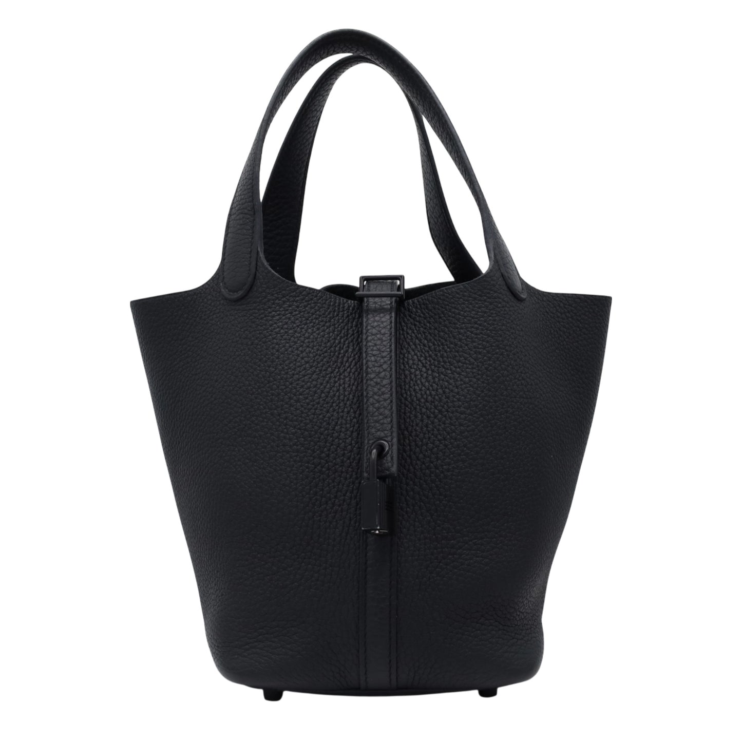 Picotan Rock PM Monochrome Taurillon Clemence So Black ZStamp