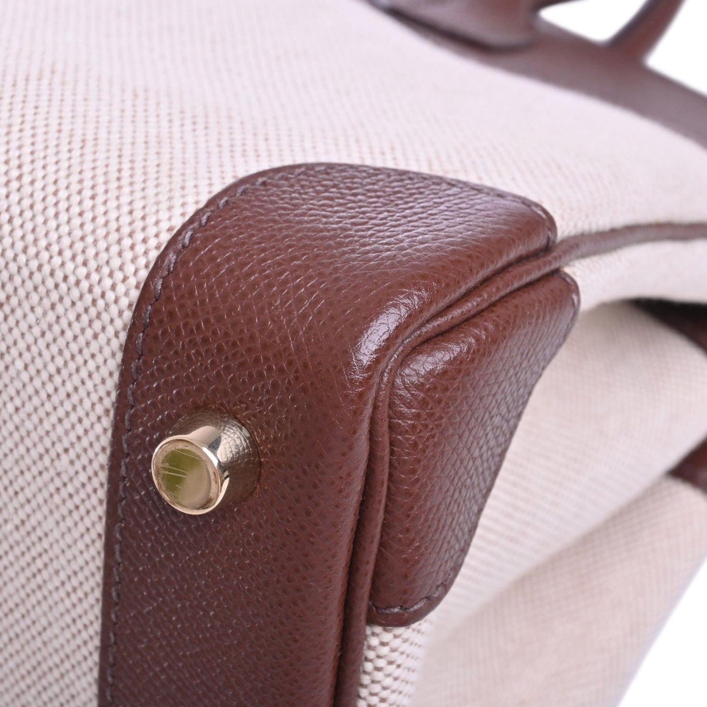 Birkin 30 Kushbell Toile Ash Brown GP □H engraved