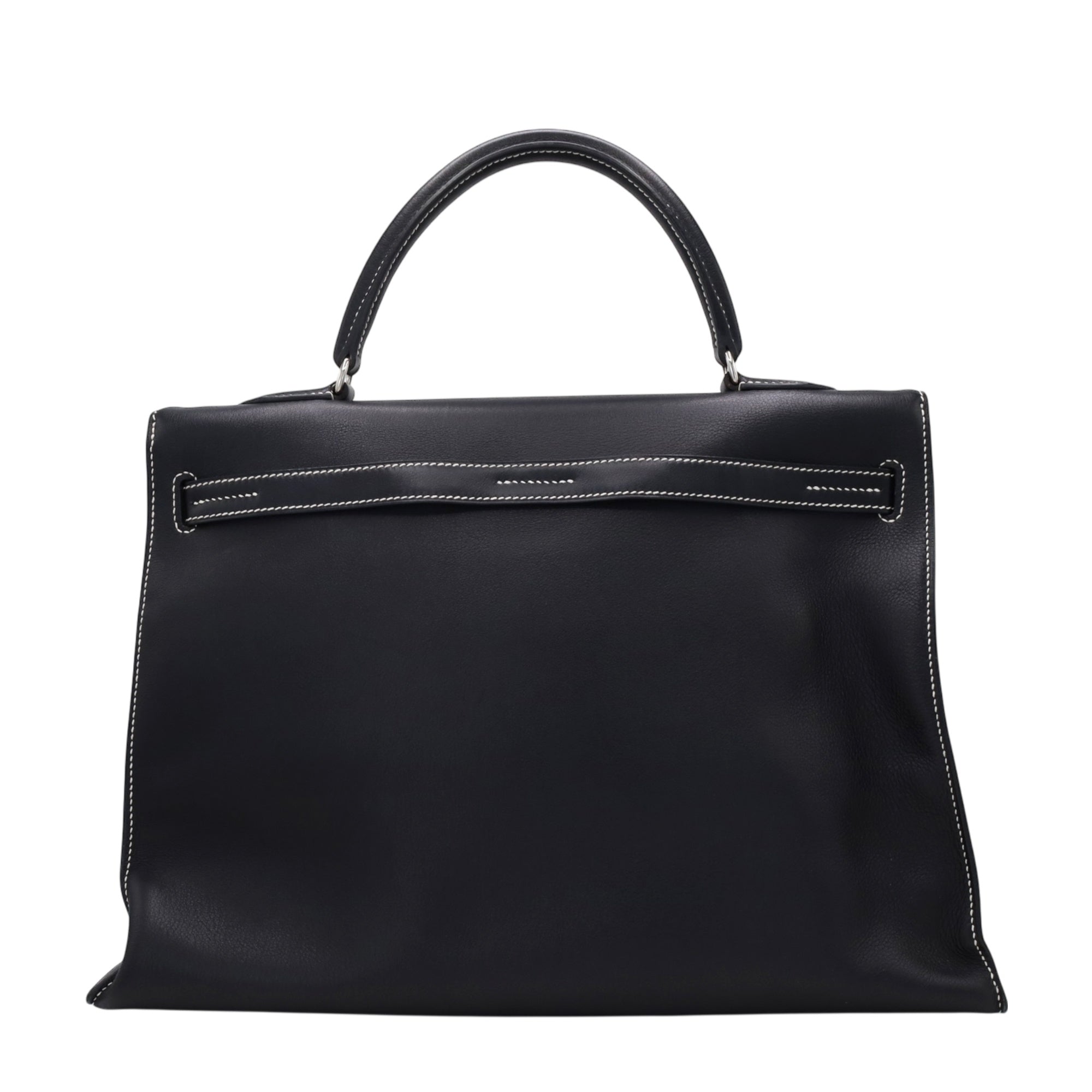 HERMES ケリーフラット35 ヴォースイフト ブラック SS ☐J刻印 – LALÙE