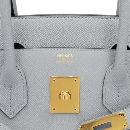 Birkin 30 Vaud Epson Blue Gracie GP X engraved
