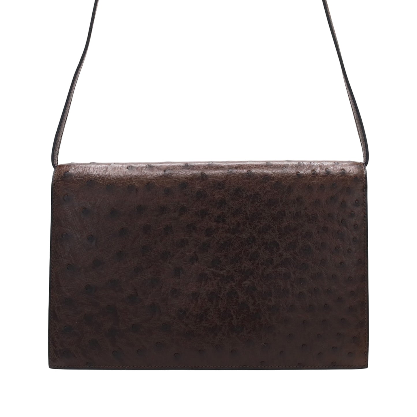 Eugenie Ostrich Brown GP