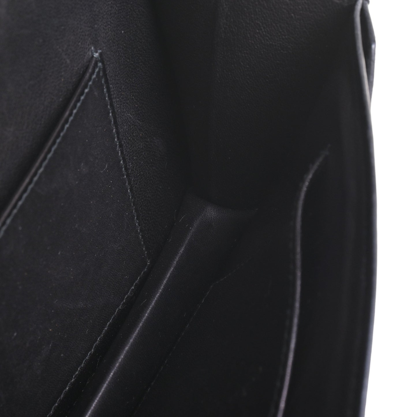 ナポレオン　ショルダーバッグ　ボックスカーフ　ブラック　GP　〇S刻印