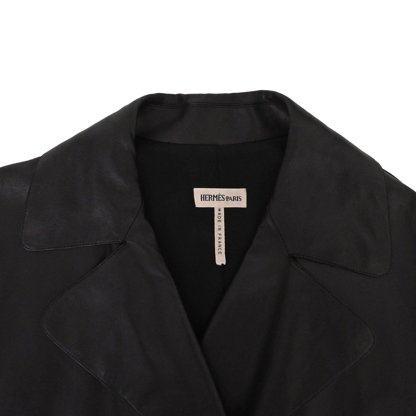 ベルテッドコート　ラム　ブラック　38